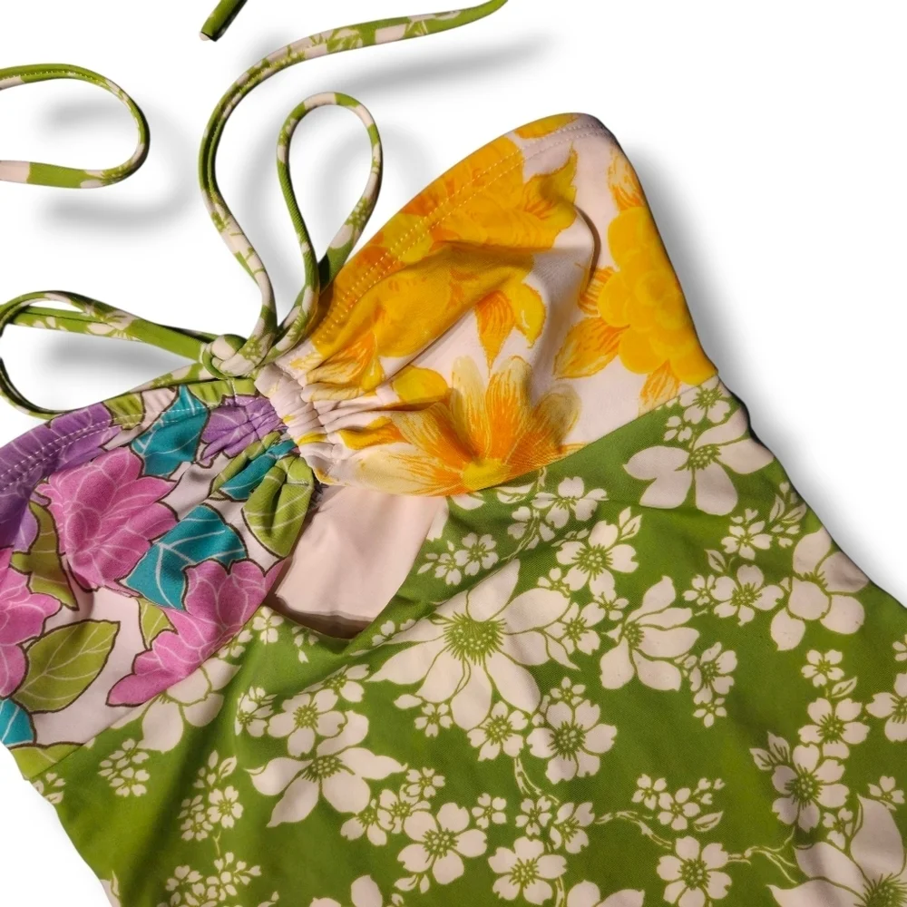 ALEMAIS Elora Ruched One Piece Swimsuit Small $240